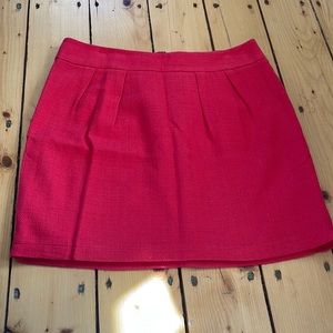Pink wool skirt